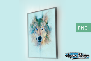 Digital Watercolor Wolf: A Designer's Review