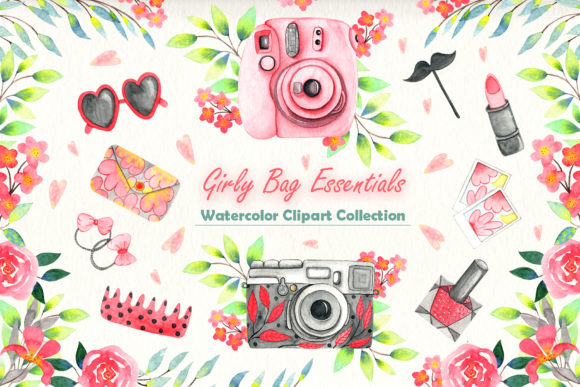 Girly Bag Essentials Watercolor Collection Review