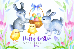 Happy Easter Watercolor Clip Arts Review