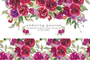 Red Watercolor Rose Clipart Set Review