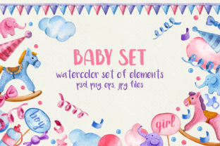Watercolor Baby Set for Baby Shower Review