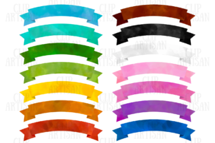 Watercolor Banners Clip Art: A Designer's Review