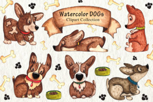 Watercolor Dogs Collection: Brand Illustrations