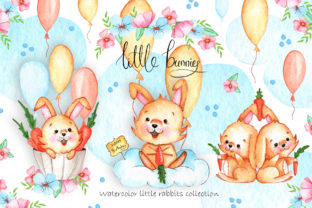 Watercolor Little Bunnies Illustrations Review