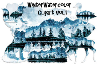 Winter Watercolor Clipart Vol. 1: Illustrations Review