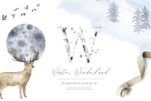 Winter Wonderland - Watercolor Set Illustrations